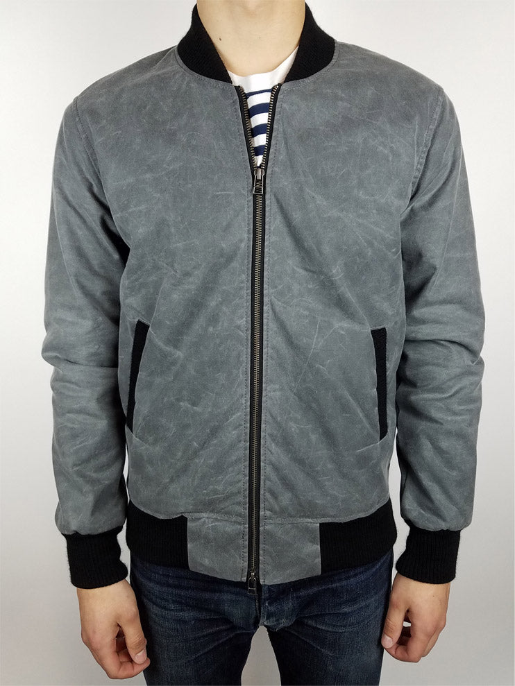 3sixteen Stadium Jacket in Charcoal - Mildblend Supply Co