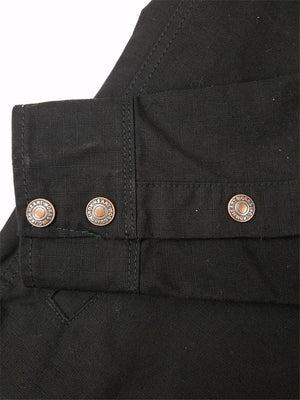 Iron Heart IHSH-187 Black CPO Ripstop Shirts