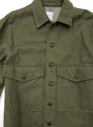 SAGE DE CRET Cotton/Linen Heavy Shirt Jac