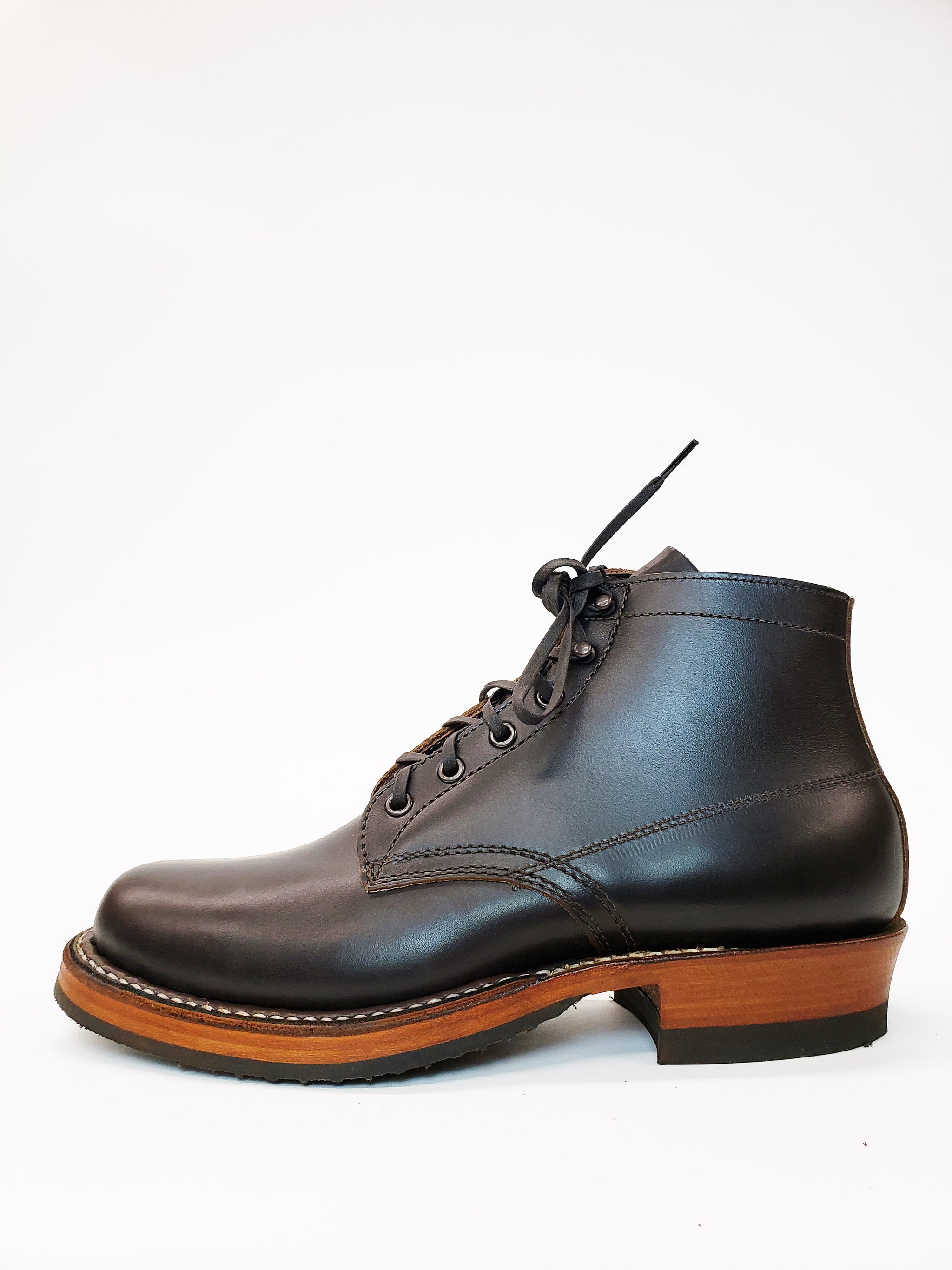 White's Boots Plain Toe Dark Brown Chromexcel