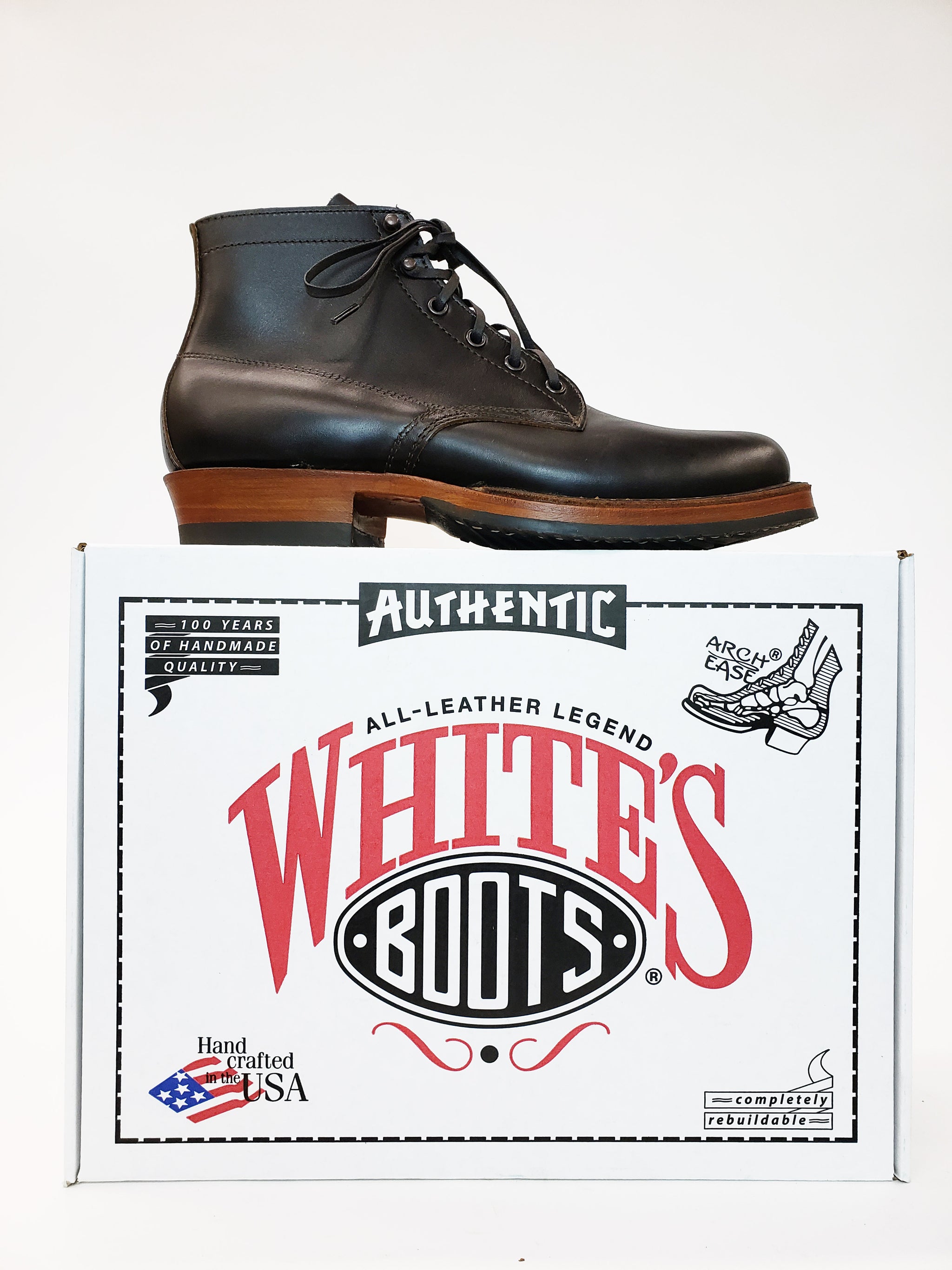 White's Boots Plain Toe Dark Brown Chromexcel - Mildblend Supply Co White's Boots Plain Toe Dark Brown Chromexcel - Mildblend Supply Co