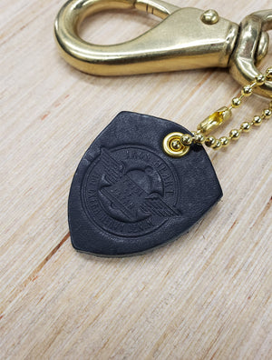 Iron Heart Brass Wallet Chain with Rings and Clip