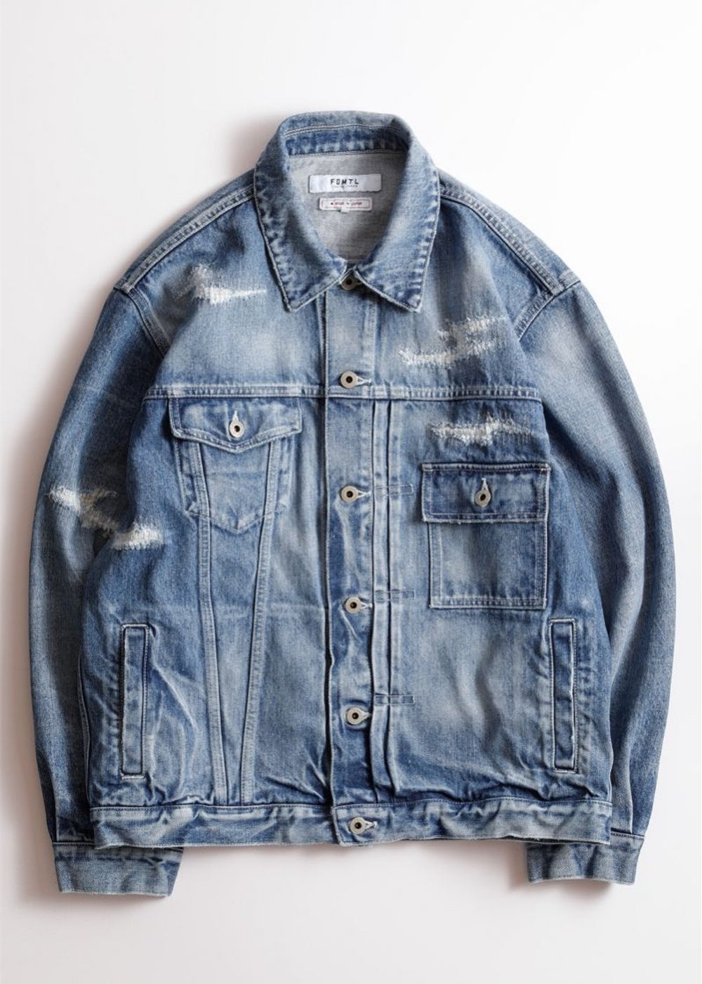 FDMTL Denim Jacket 7YR Wash Indigo - Mildblend Supply Co