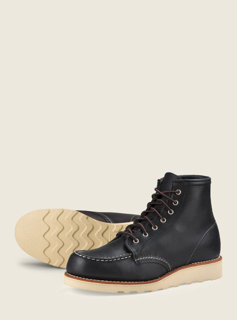 Red Wing Women's 6 Inch Moc 3373 Black - Mildblend Supply Co
