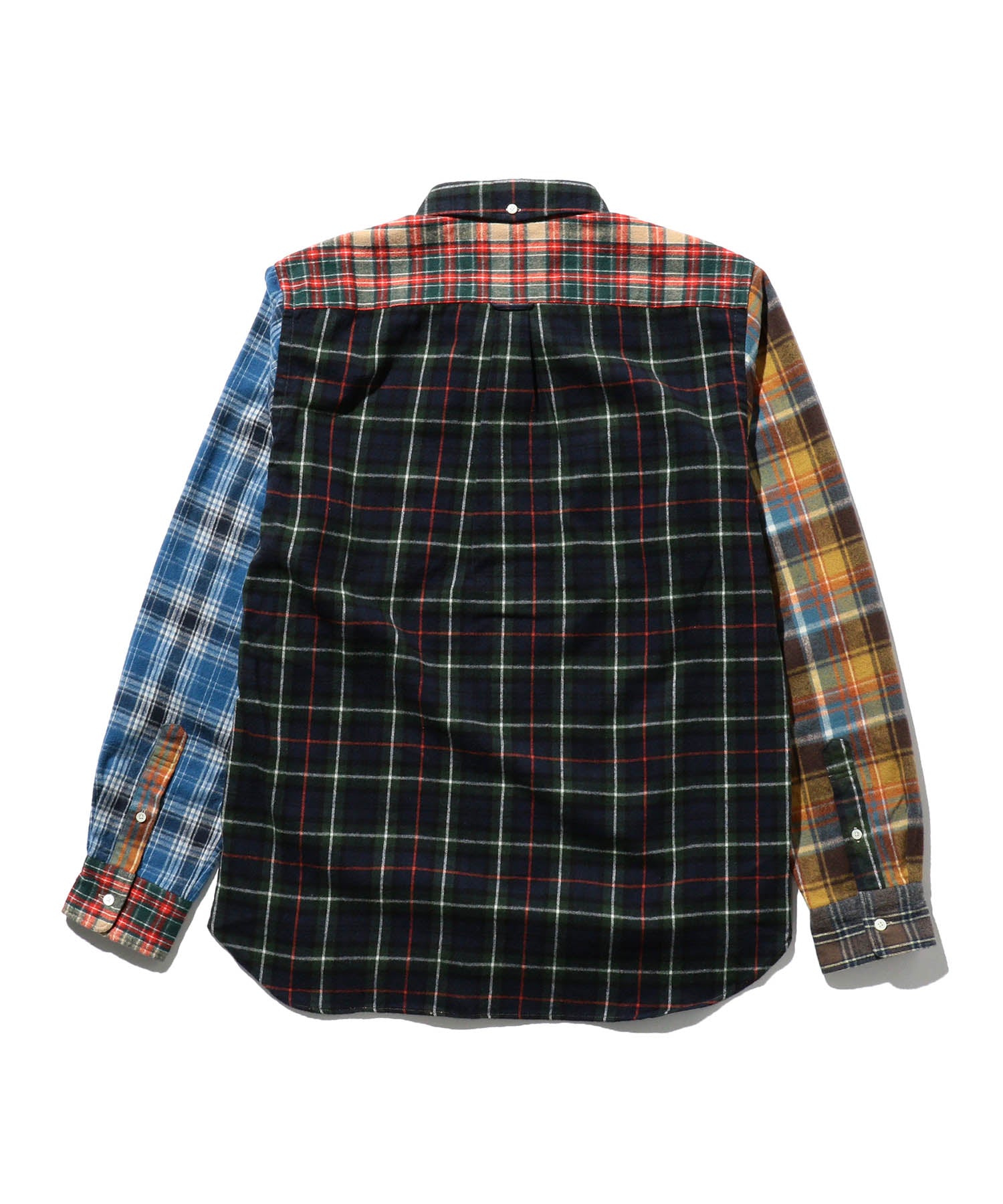 Beams Plus BD Flannel Check Panel Shirt Multi - Mildblend Supply Co
