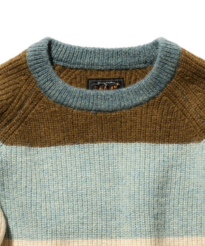 Beams Plus Multi Color Sweater Stripe