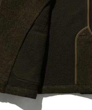 Beams Plus 3B Comfort Double Cloth Herringbone Olive