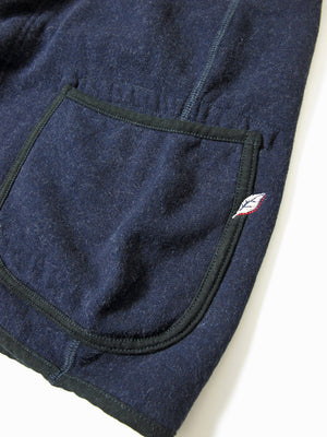 Pure Blue Japan Indigo Fleece Cardigan