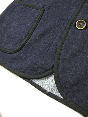 Pure Blue Japan Indigo Fleece Cardigan