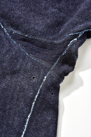 Pure Blue Japan Indigo Jacquard Zip-Up 5393-1