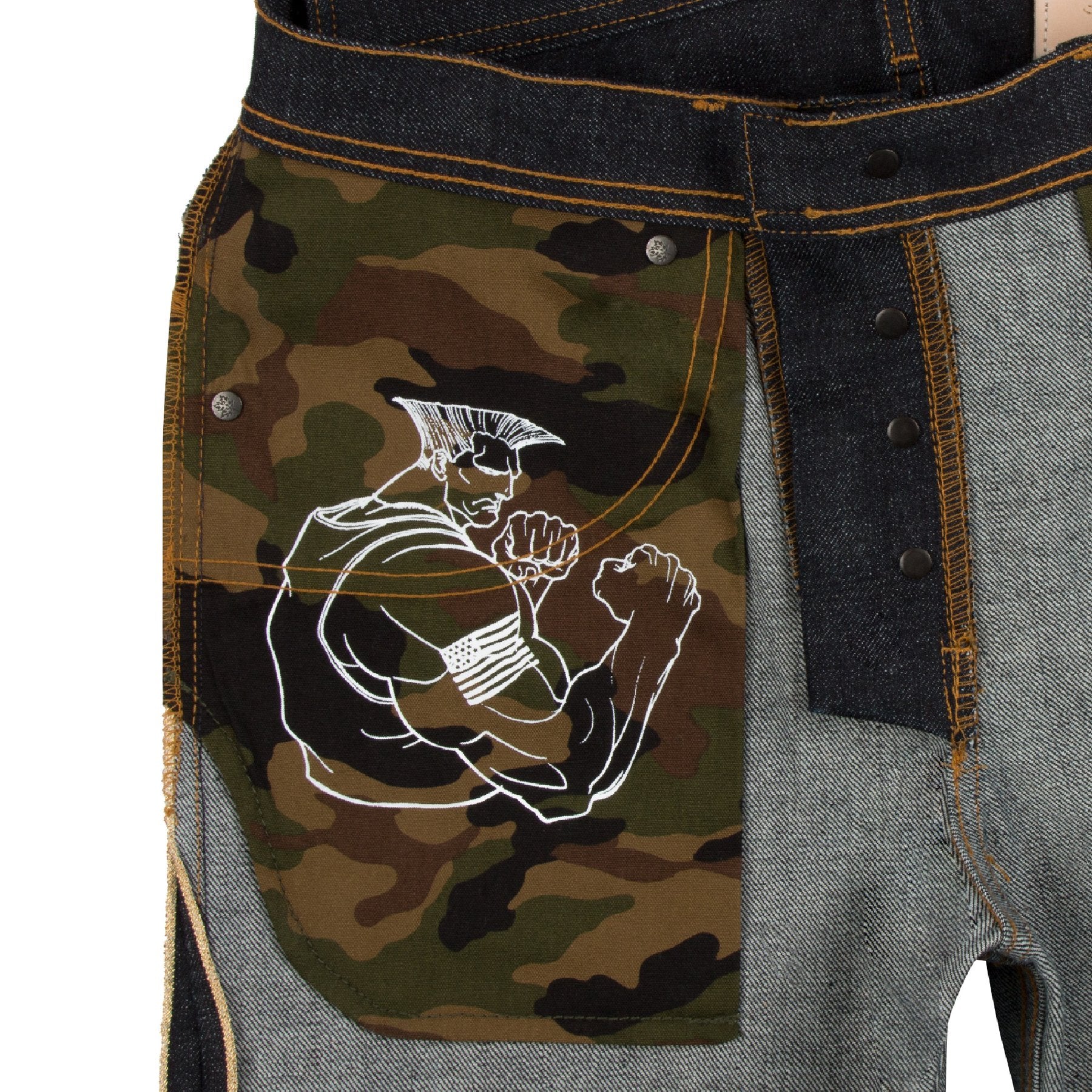 Naked & Famous Weird Guy - Guile Sonic Boom Selvedge