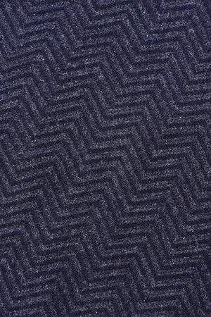Pure Blue Japan Indigo jacquard sweater 5390-2