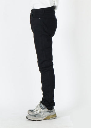 Japan Blue Circle Black 14oz Tapered Selvedge Denim