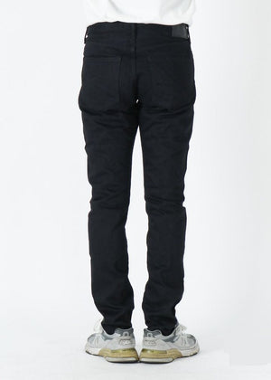 Japan Blue Circle Black 14oz Tapered Selvedge Denim