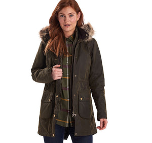 Barbour Ladies Thrunton in Olive