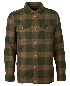 Barbour Potter Overshirt in Oilve