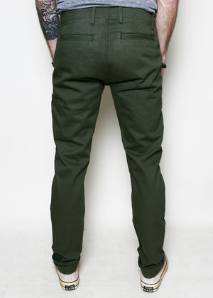 Rogue Territory Infantry Pant Green Selvedge Twill