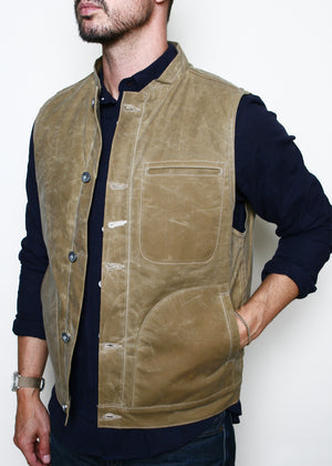 Rogue Territory Supply Vest Waxed Tan