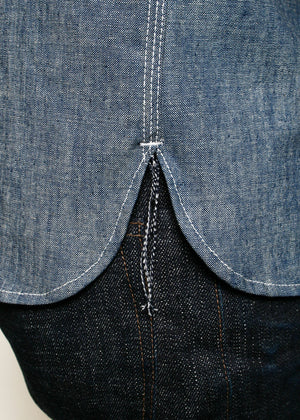 Rogue Territory Work Shirt Light Indigo Canvas