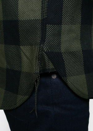 Rogue Territory Olive Buffalo Plaid BM Shirt