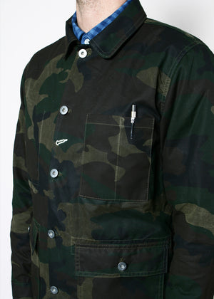 Rogue Territory Field Jacket Waxed Olive Camo