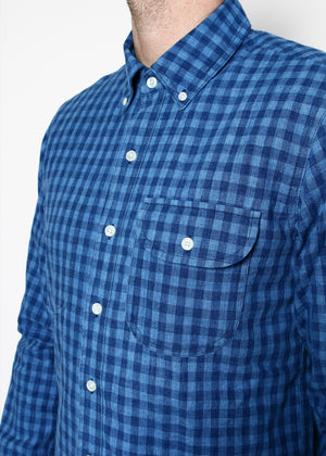 Rogue Territory Jumper Shirt Indigo Gingham