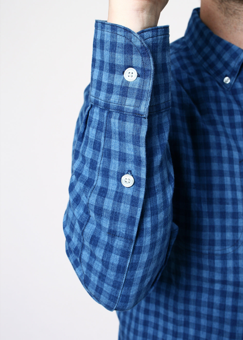 Rogue Territory Jumper Shirt Indigo Gingham