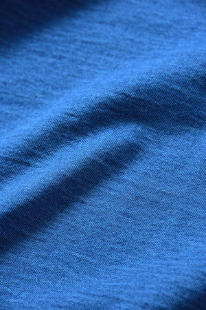 Pure Blue Japan Knitted Jersey T in Medium Indigo