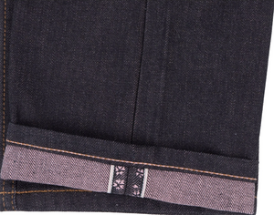 Naked & Famous Weird Guy Hanami Selvedge Indigo/Pink