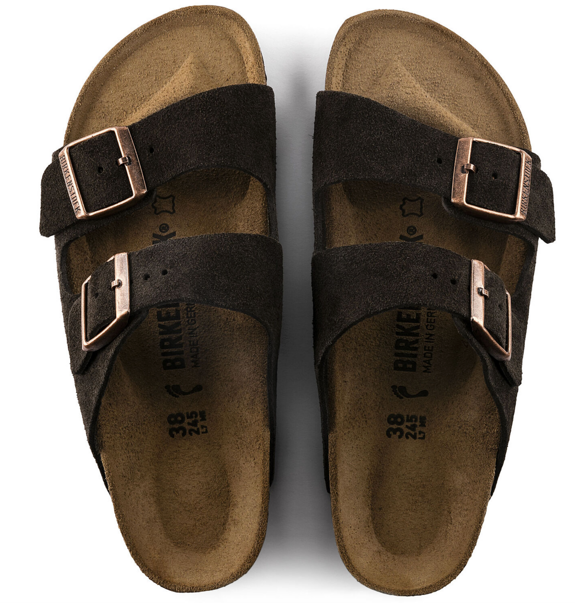 Birkenstock Arizona SFB Suede, 951311, mocca at solebox