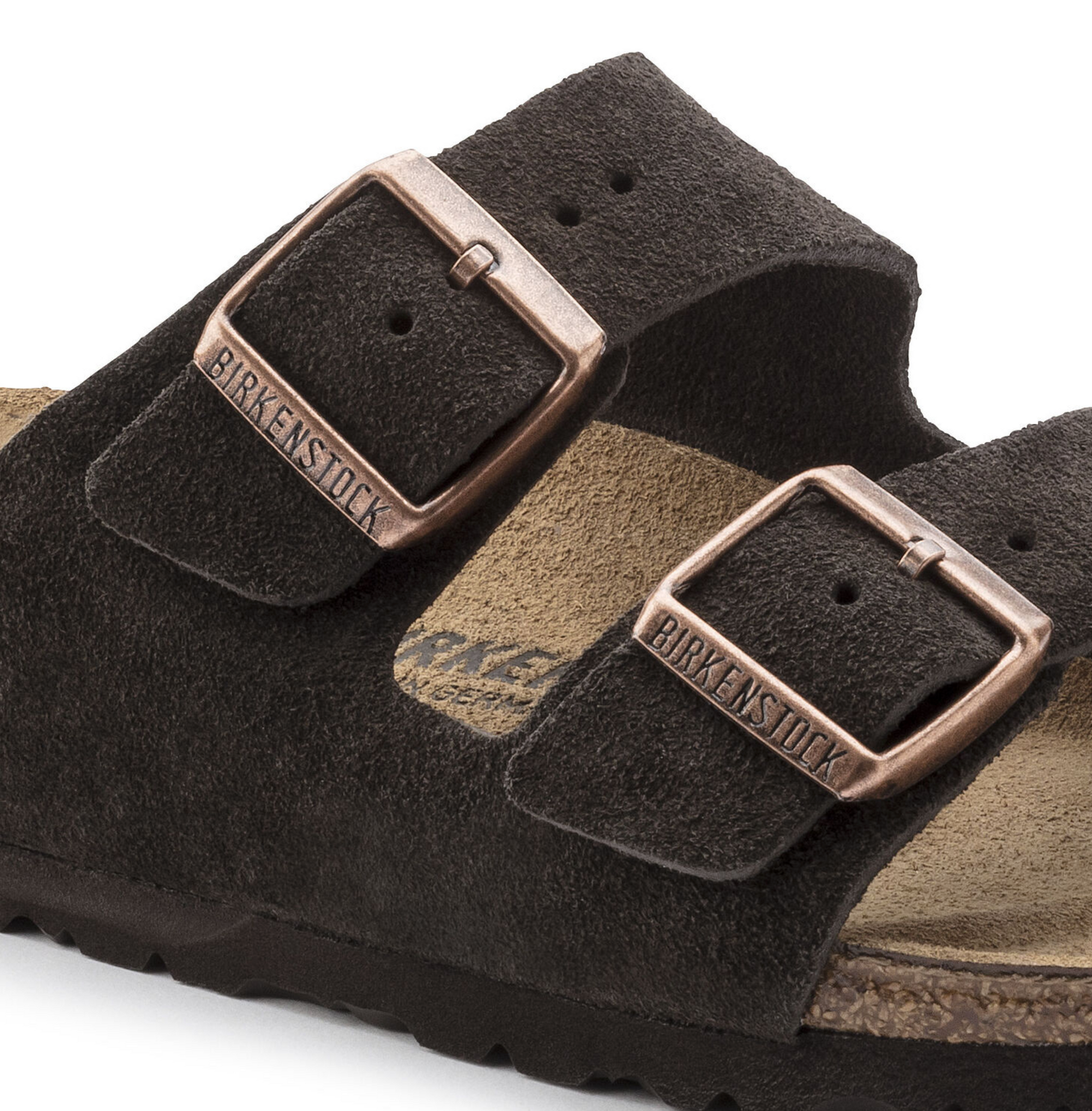 Birkenstock Arizona SFB Suede, 951311, mocca at solebox