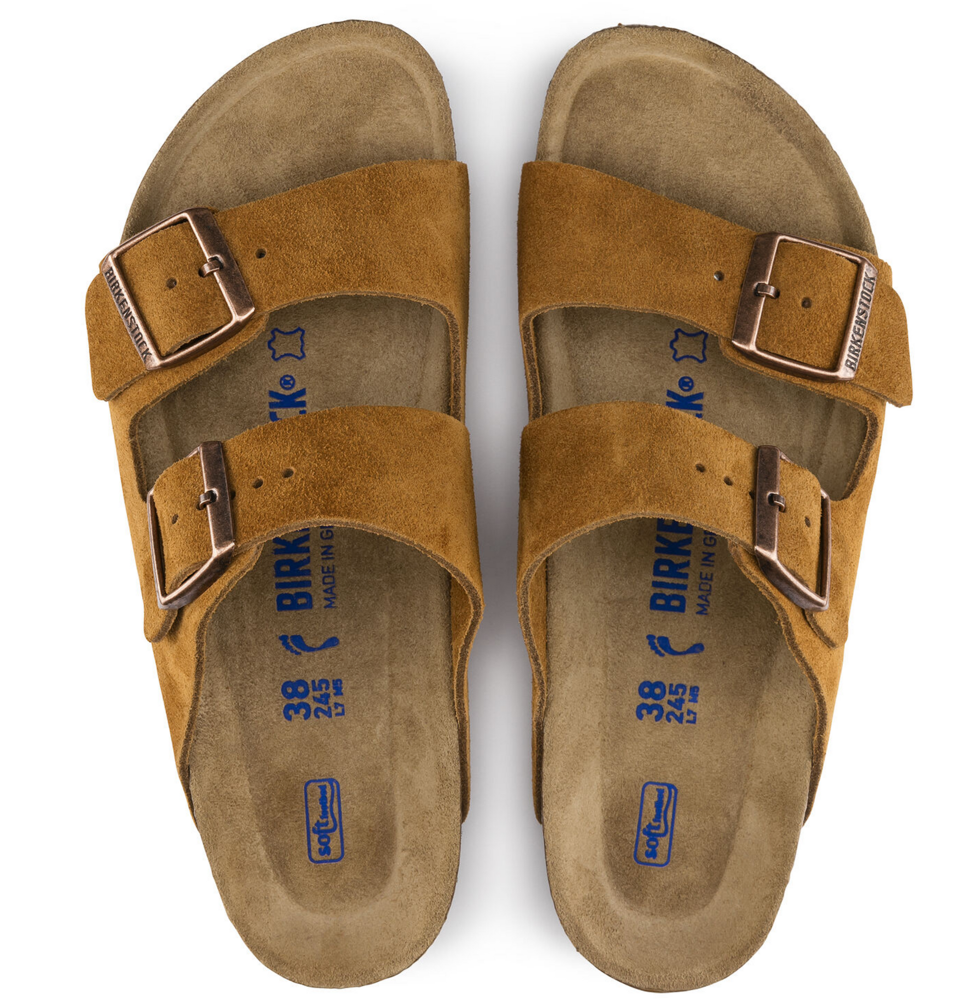 Birkenstock Arizona Soft Footbed Suede in Mink 1009526 - Mildblend Birkenstock Arizona Soft Footbed Suede in Mink 1009526 - Mildblend