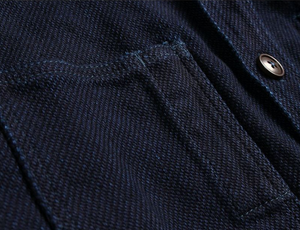Momotaro Heavy Indigo Dobby Shirt