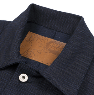 Naked & Famous Chore Coat Indigo Basketweave