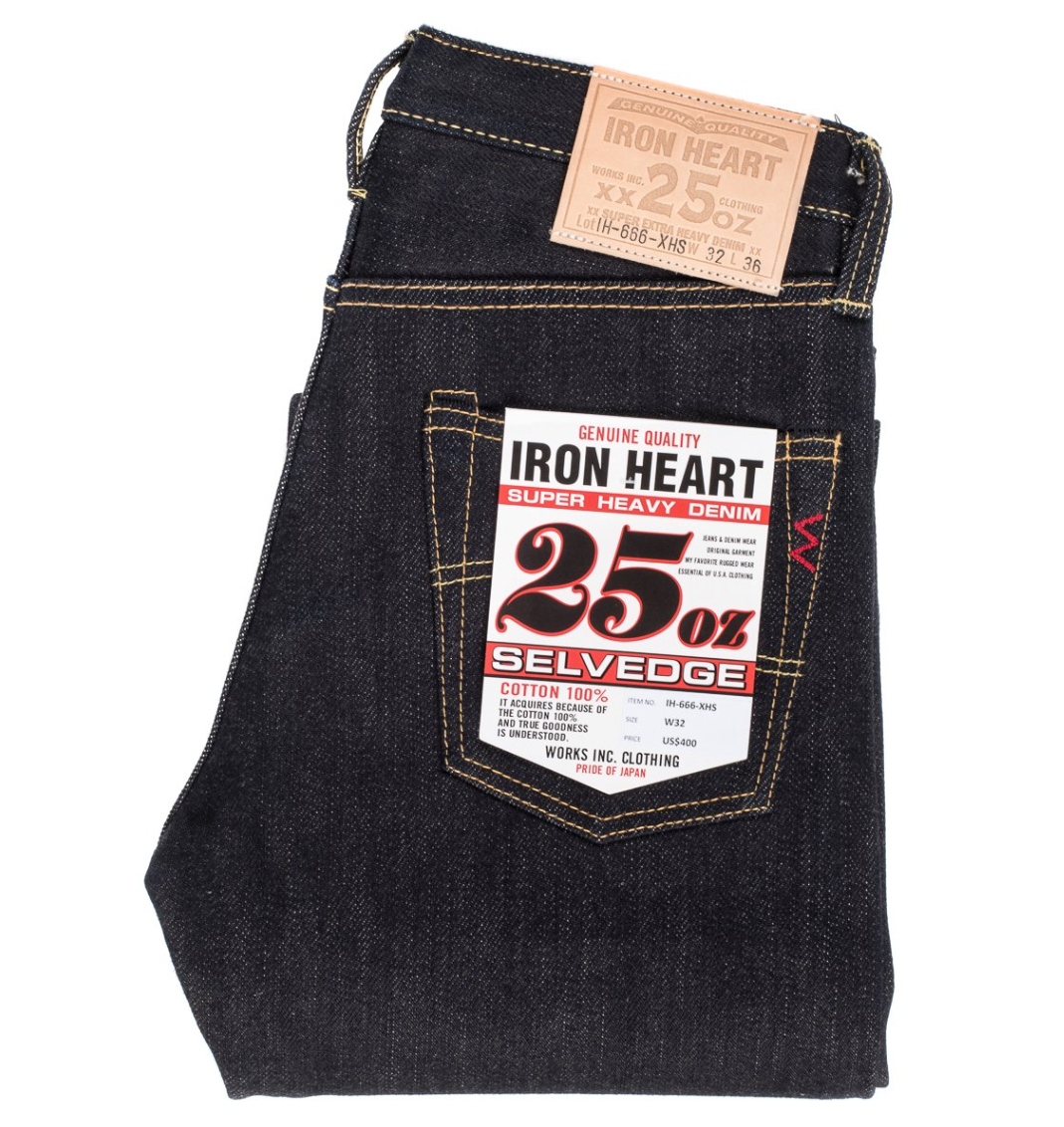 Iron Heart 25oz IH-666-XHS Indigo selvedge - Mildblend Supply Co