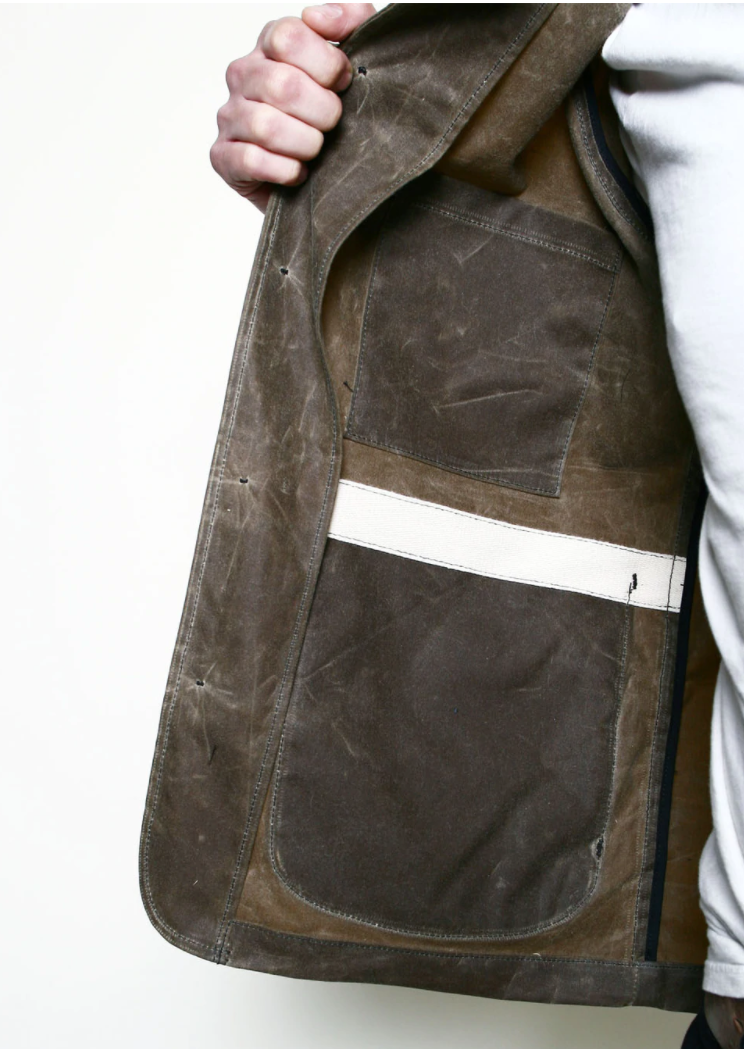 The Rogue Backpack  Handmade from Waxed Canvas and Leather