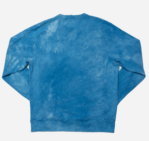 3sixteen French Terry Crewneck Indigo Crumple
