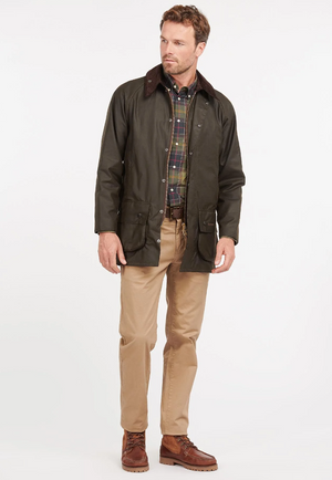 Barbour Classic Beaufort Wax Jacket in Olive Mildblend Supply Co