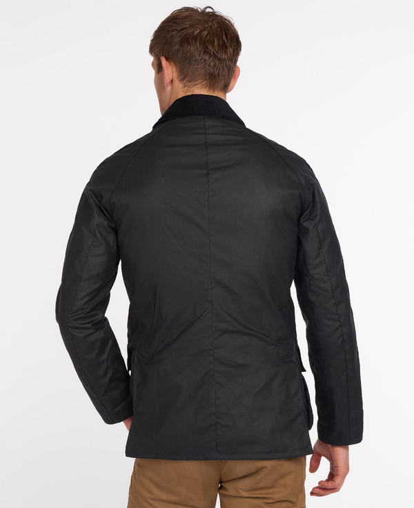 Barbour ashby discount wax jacket navy