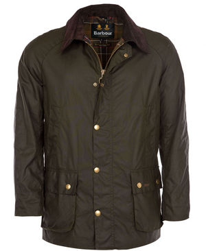 Barbour Ashby Wax Jacket in Olive