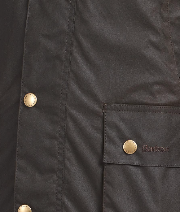 Barbour acorn shop wax jacket olive