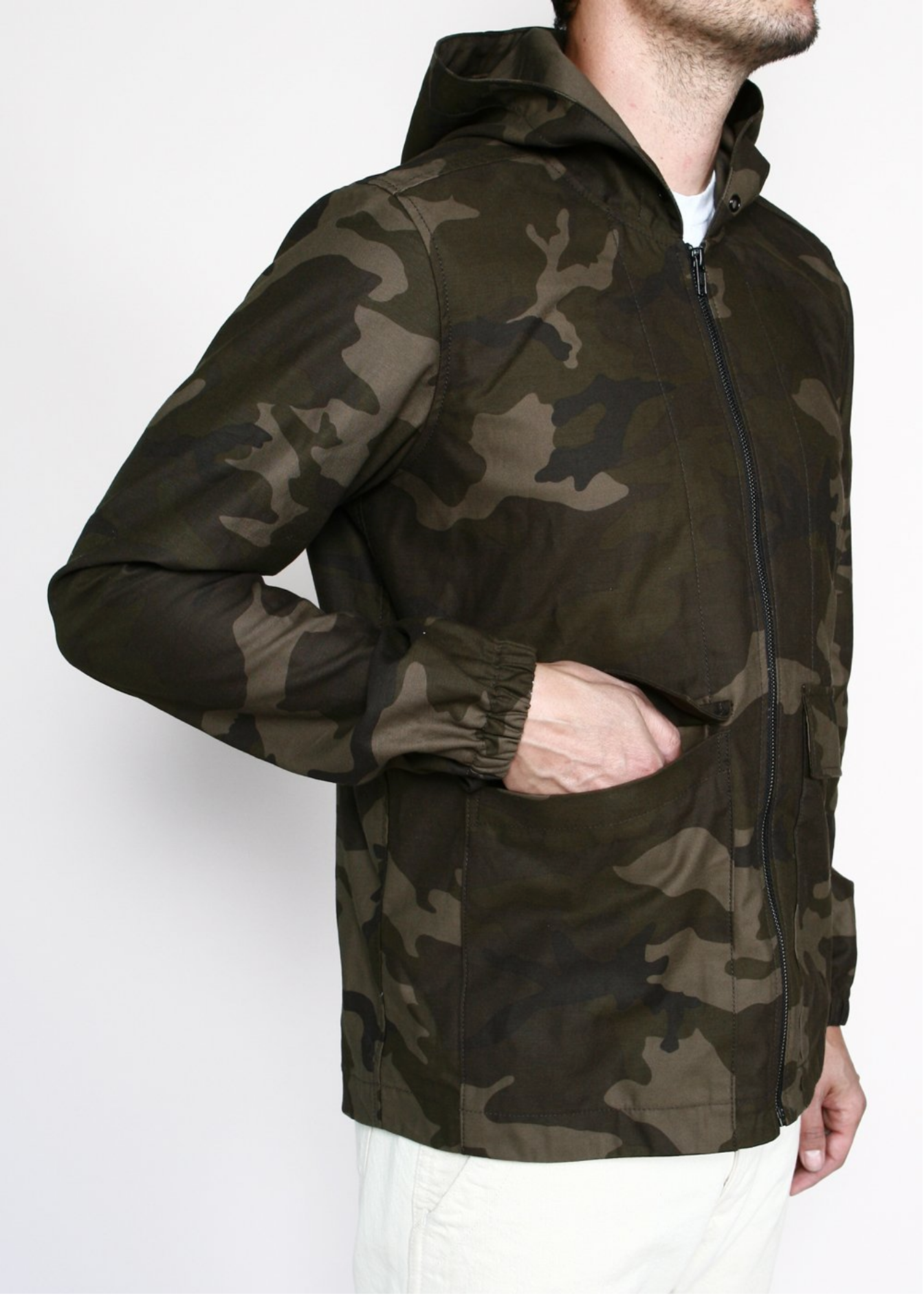 Dark hot sale camouflage jacket