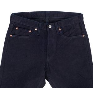 Iron Heart 555S-142ib  14oz Selvedge Denim Super Slim Cut Jeans - Indigo/Black