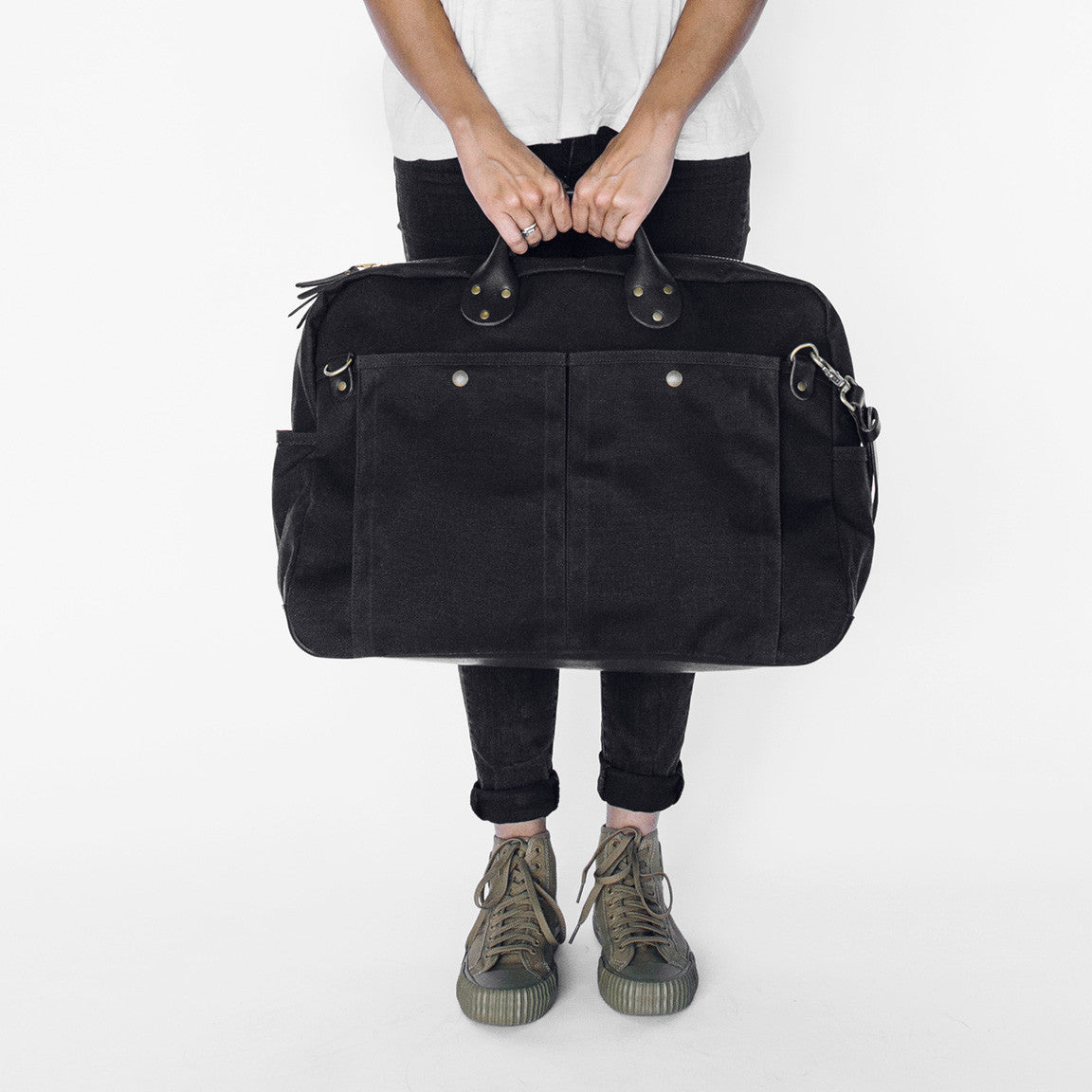 Winter Session Weekender Bag in Black