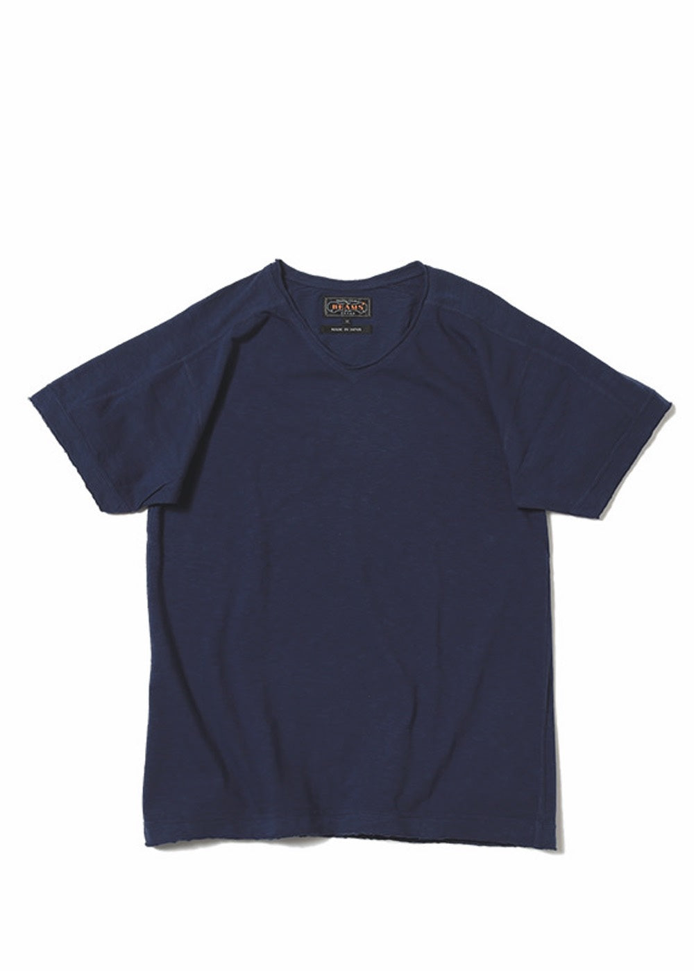 Beams Plus V-Neck T Navy