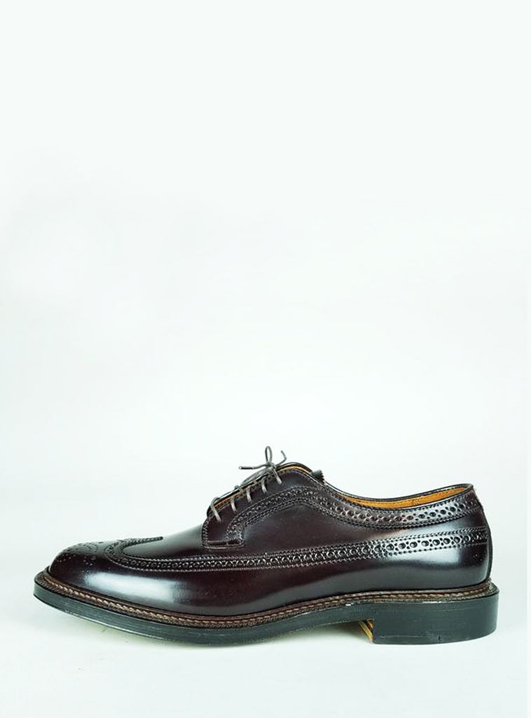 Alden 975 Shell Cordovan Long Wing Blucher - Mildblend Supply Co