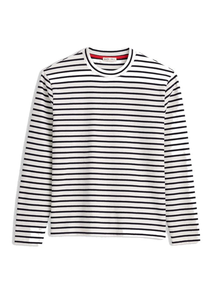 Alex Mill Long Sleeve Stripe T Nat/Navy
