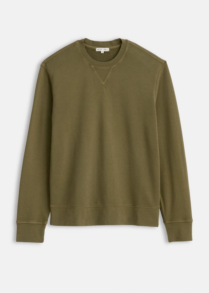 Alex Mill Lightweight Sweatshirt Bay Leaf