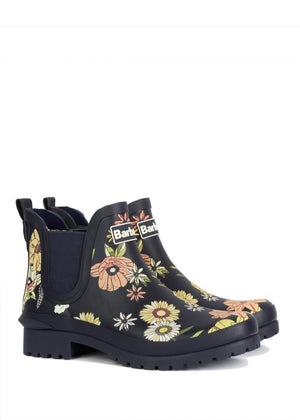 Barbour Wilton Women's Clogs in Navy Floral