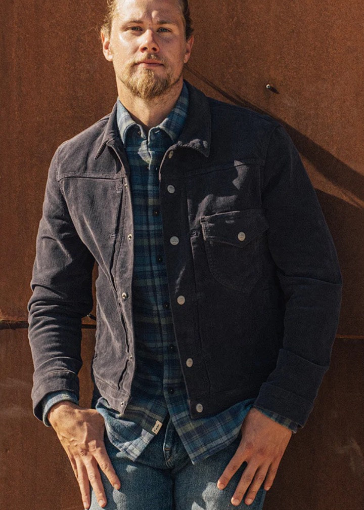 Kato by Hiroshi Kato The Blade Jacket 16W Cord Charcoal